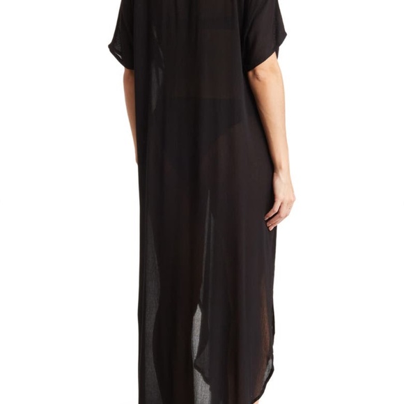 Boho Me Women’s Size S Short Sleeve Button Front Gauze Shirtdress - Picture 4 of 11